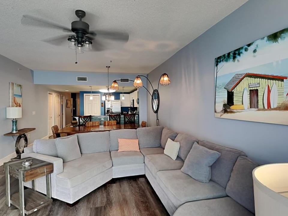 Kitchen or kitchenette, Living room, Seating area, Dining area, furniture, air conditioner