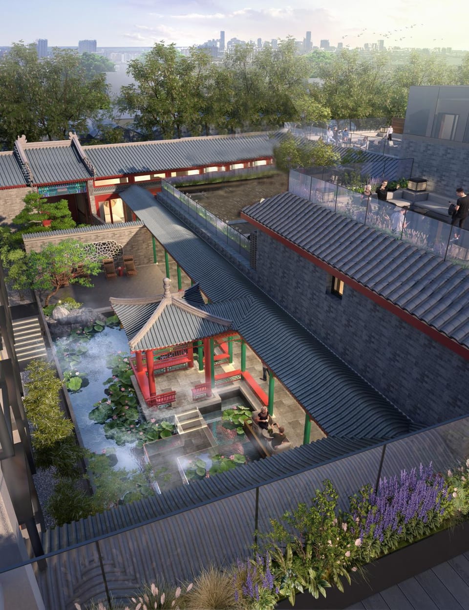 Happy Dragon Imperial Garden Courtyard Beijing Forbidden City Newly renovated Fluent English speaking Hotel in Beijing