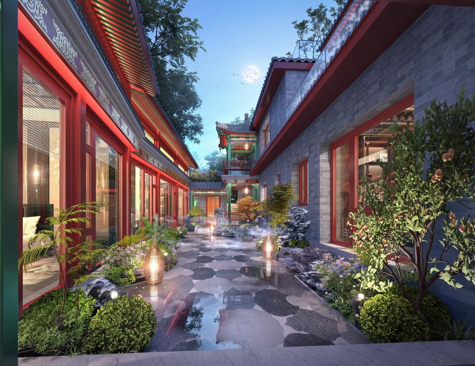 Happy Dragon Imperial Garden Courtyard Beijing Forbidden City Newly renovated Fluent English speaking Hotel in Beijing