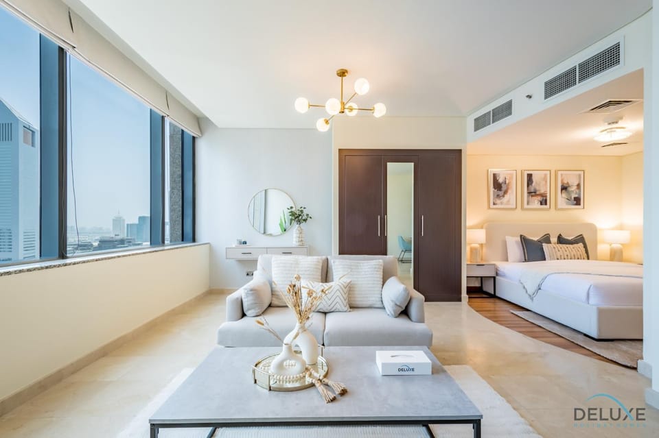 Bed, Living room, Seating area, Bedroom