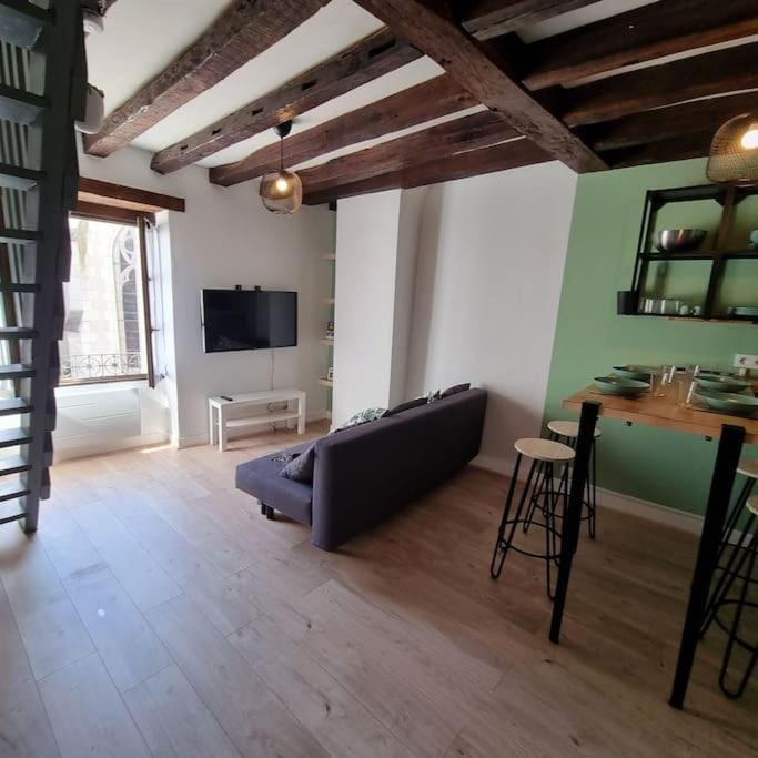 Au perchoir duplex dans le centre historique Orleans Apartment in Orléans