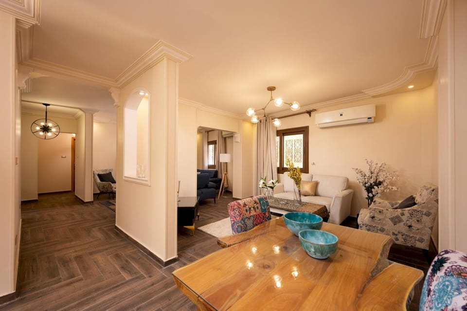Living room, Seating area, air conditioner