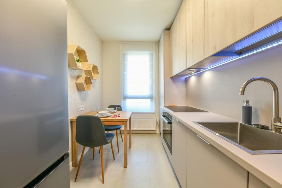 Dining area, oven, stove, kitchen