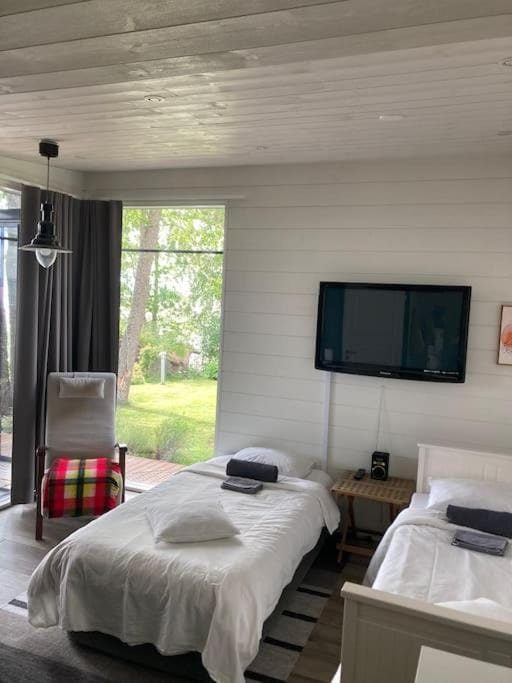 Moderni rantasauna ja -mökki Apartment in Finland