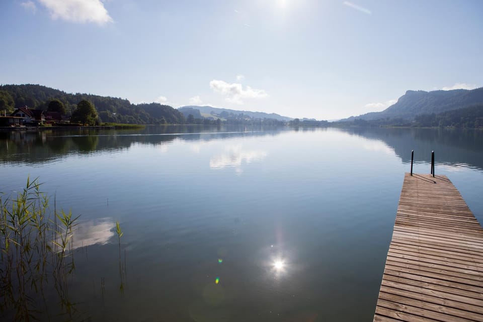Day, Natural landscape, Lake view