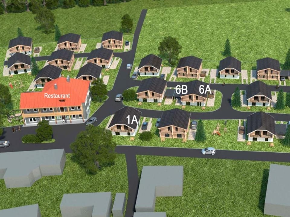 Property building, Neighbourhood, Bird's eye view, Location