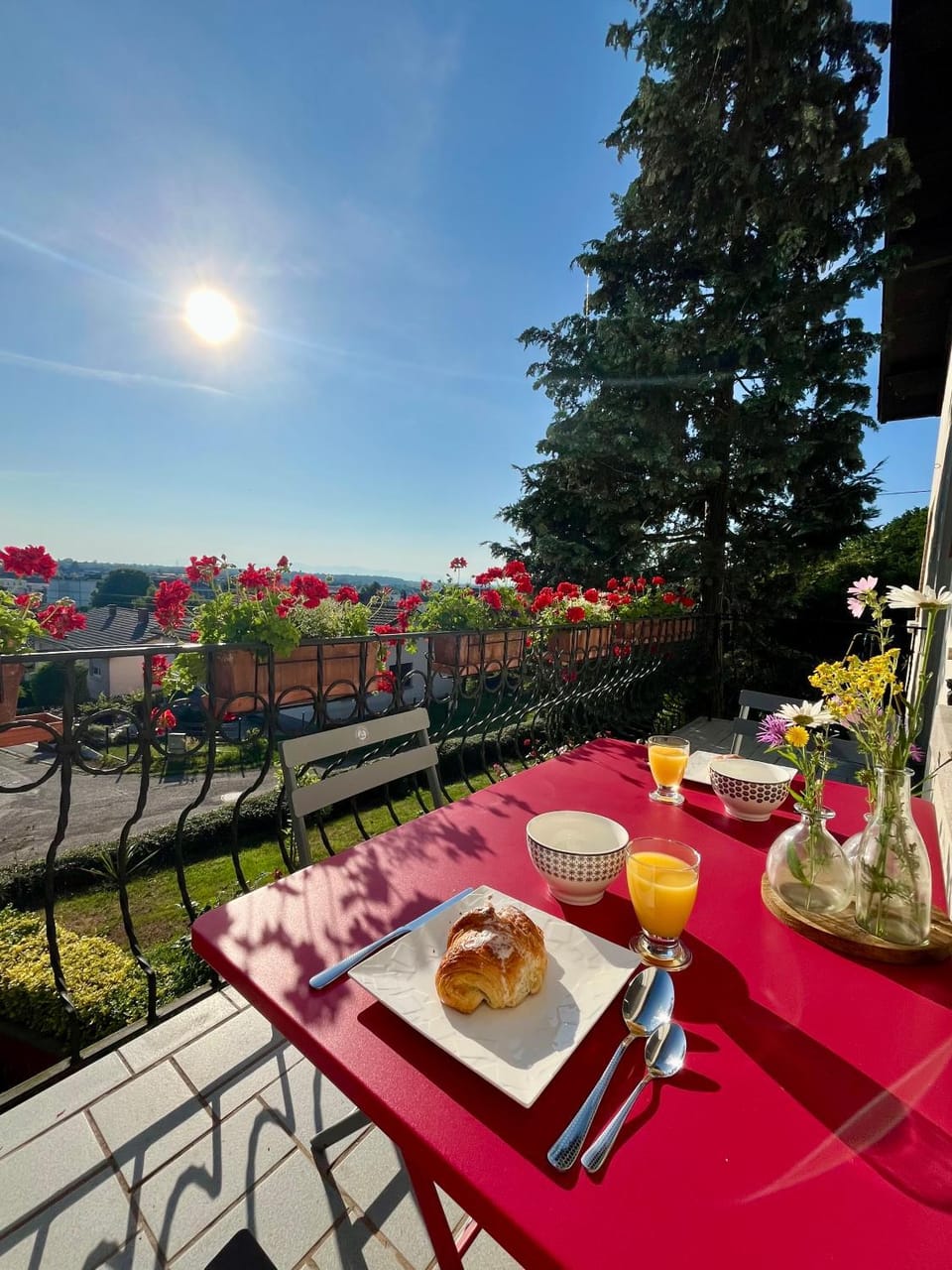 Garden view, Breakfast