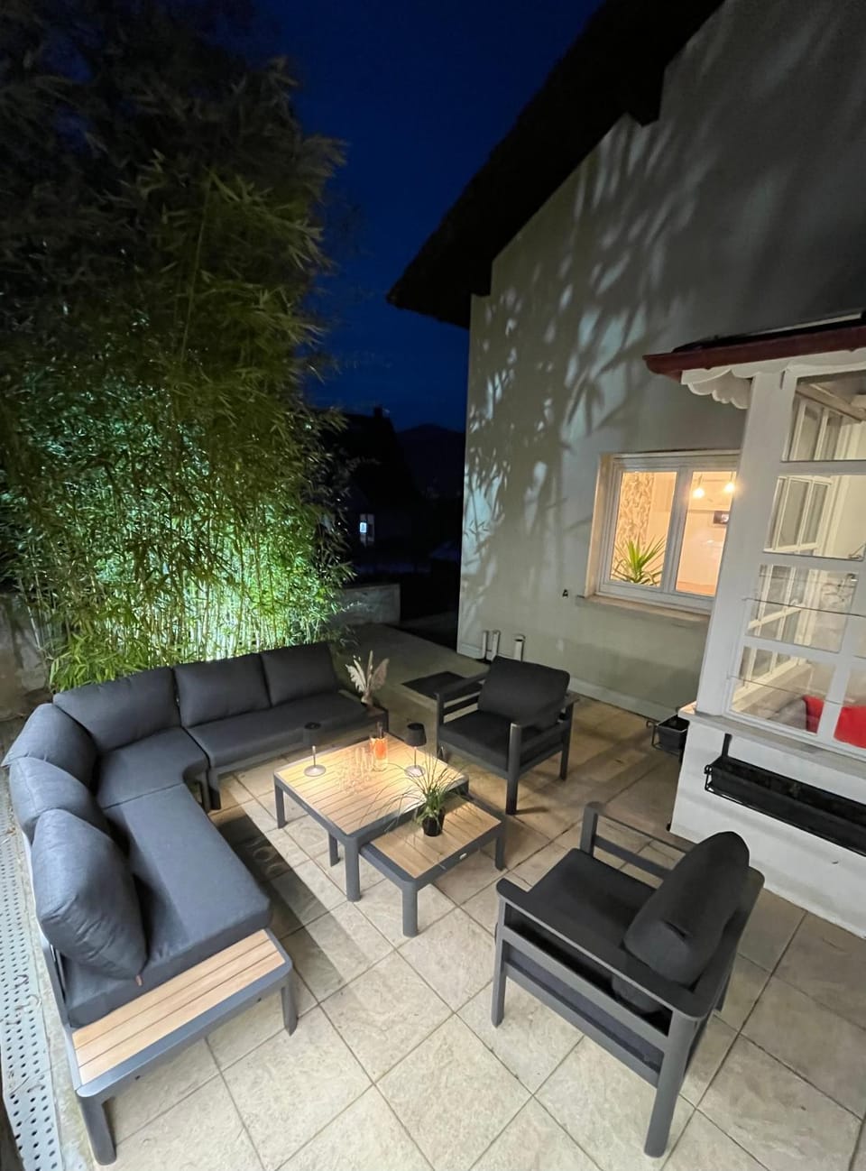 Patio, Night, Balcony/Terrace