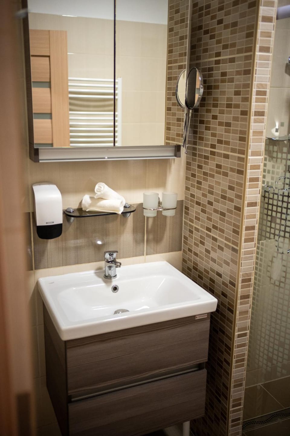 Shower, Bathroom, towels