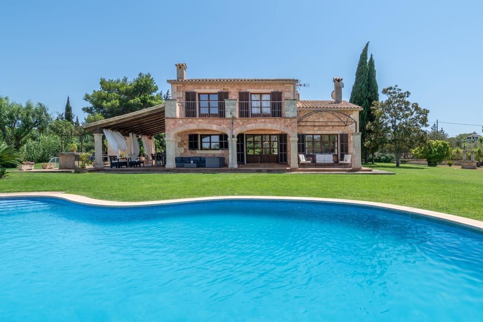 Property building, Living room, Swimming pool