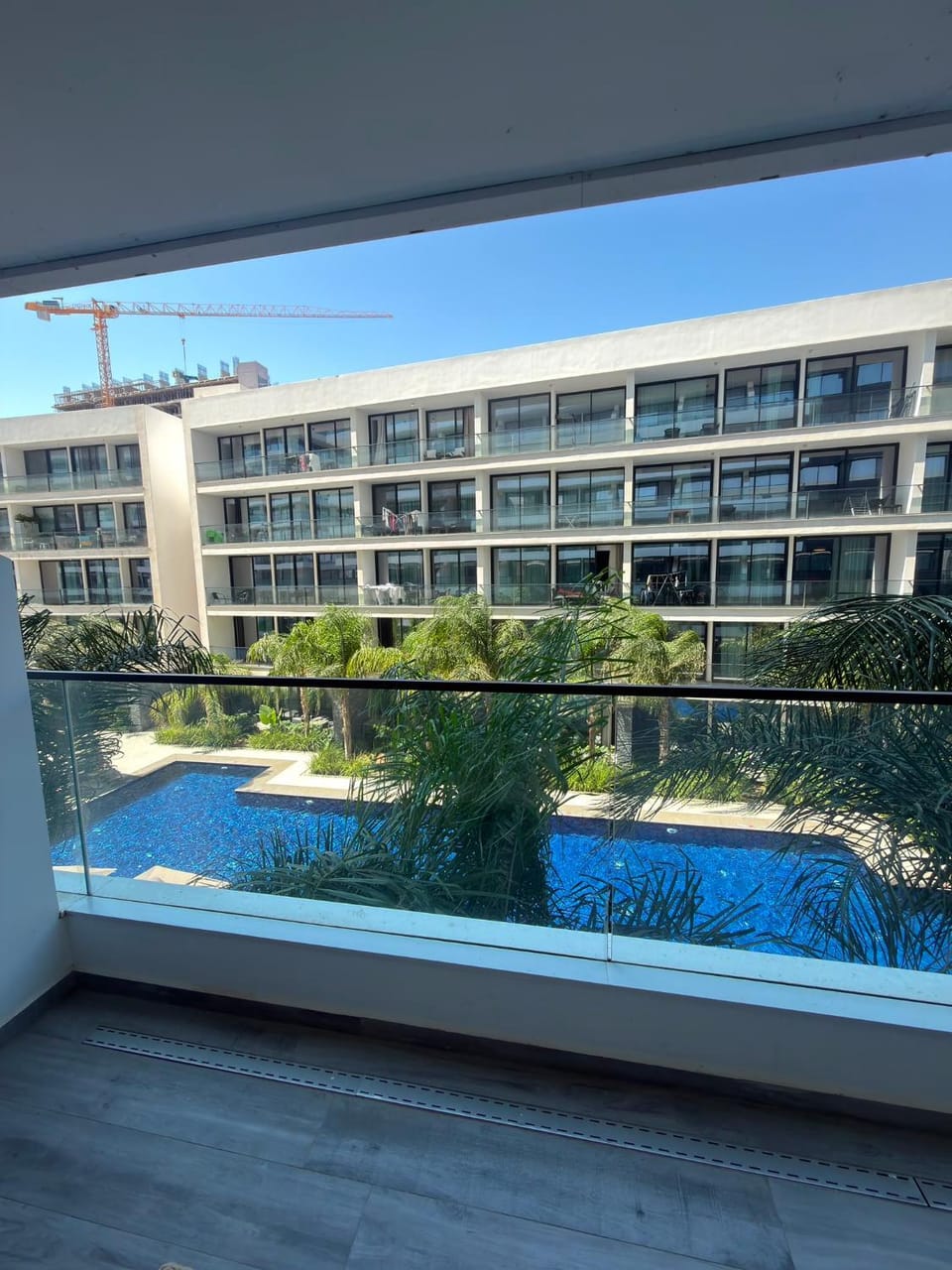 Property building, Day, View (from property/room), Balcony/Terrace, Pool view, Swimming pool