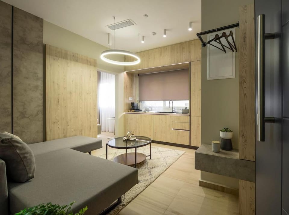 Kitchen or kitchenette, Living room, Seating area, wardrobe