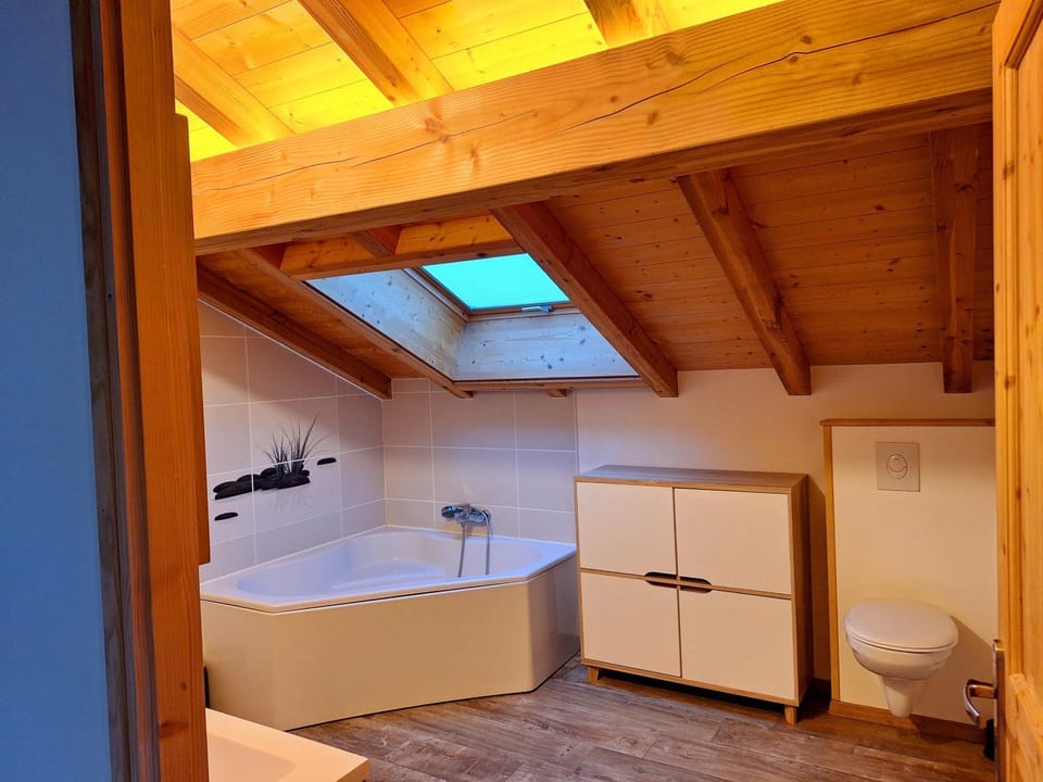 Property building, Bathroom, Living room