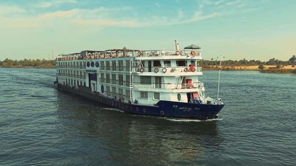 Nile Paradise Nile Cruise - 4 Nights and 7 Nights from Luxor on Monday and 03 Nights from Aswan on Friday Docked boat in Luxor