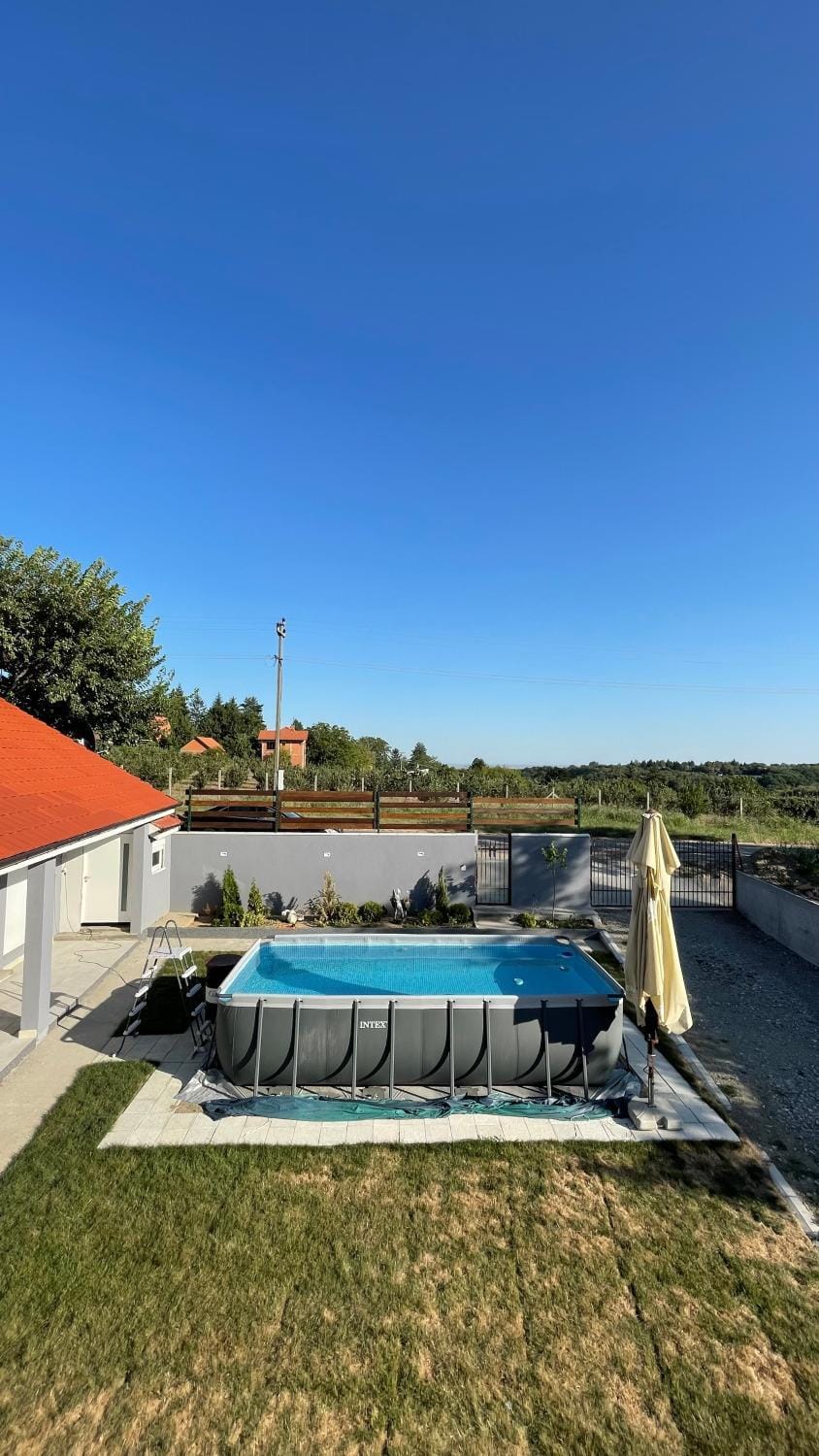 Natural landscape, Pool view, Swimming pool