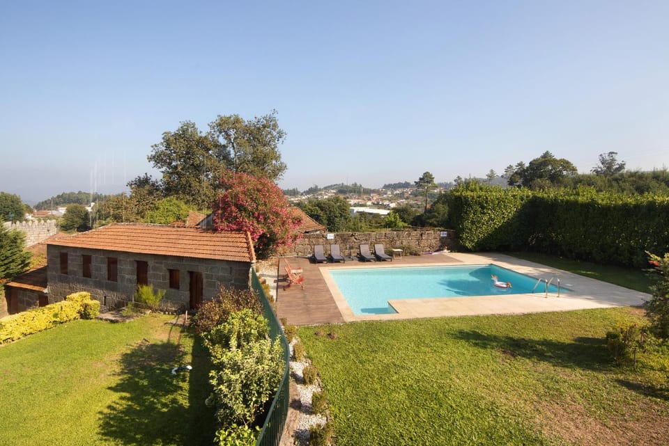 Property building, Living room, Swimming pool