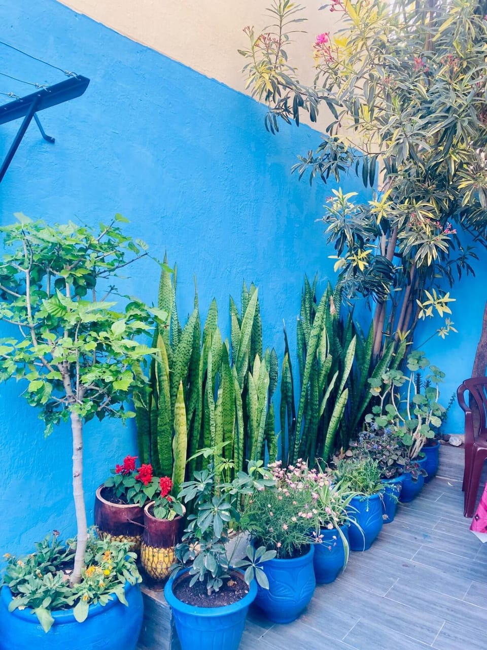 Appartement avec patio au centre ville, bien équipé, Fibre haut débit Apartment in Agadir