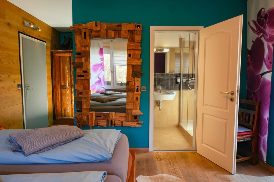 Bed, Photo of the whole room, Bedroom, wardrobe