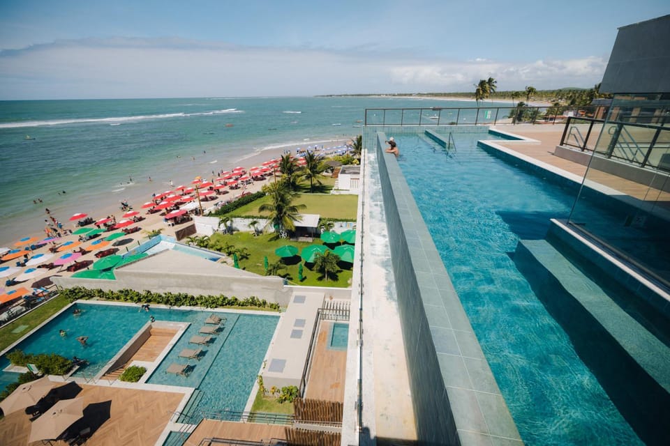 Day, People, Natural landscape, Beach, Pool view, Sea view, Swimming pool