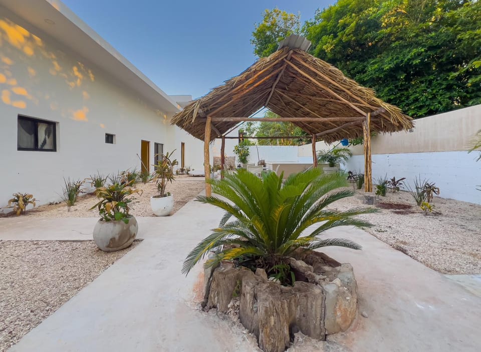 Property building, Patio, Day, Garden, Garden view