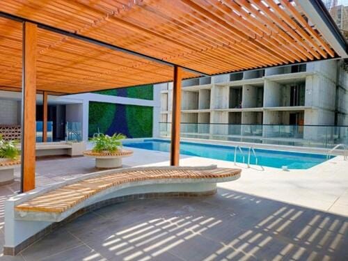 Patio, Swimming pool, Swimming pool