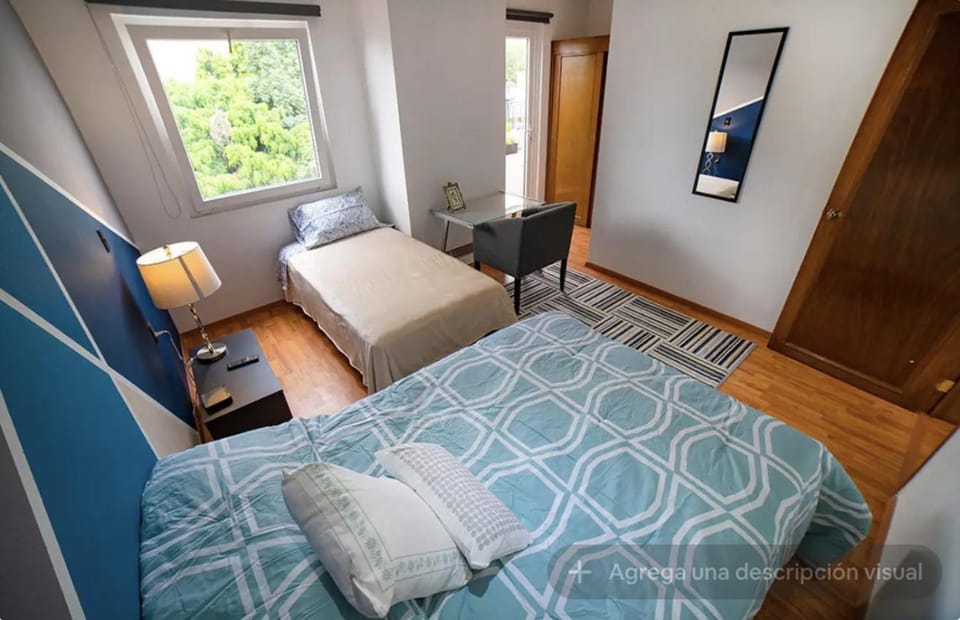 Gold 15 Departamento 2 Camas Matrimoniales y Baño Privado Externo Apartment in Mexico City