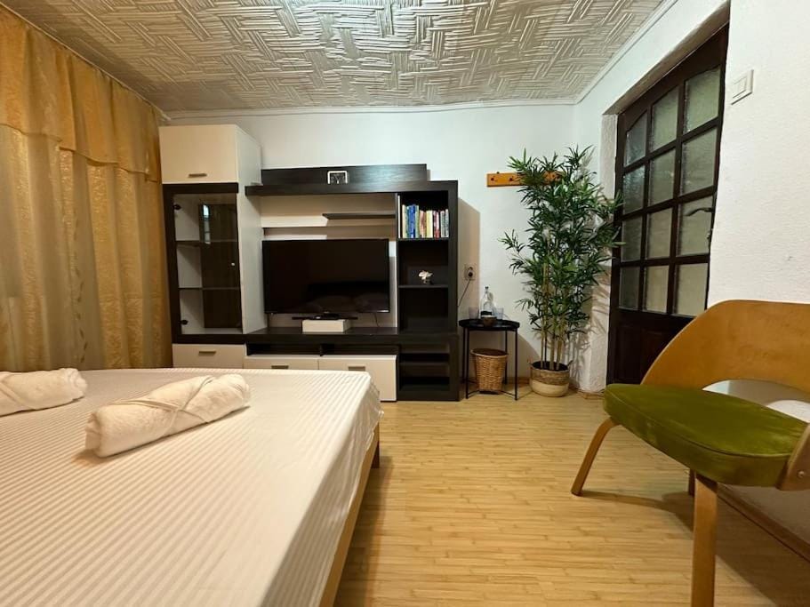 Bed, TV and multimedia, Photo of the whole room