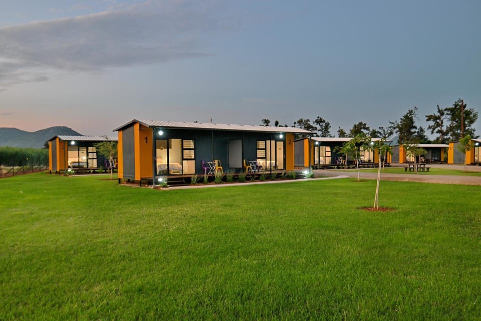 Property building, Garden view