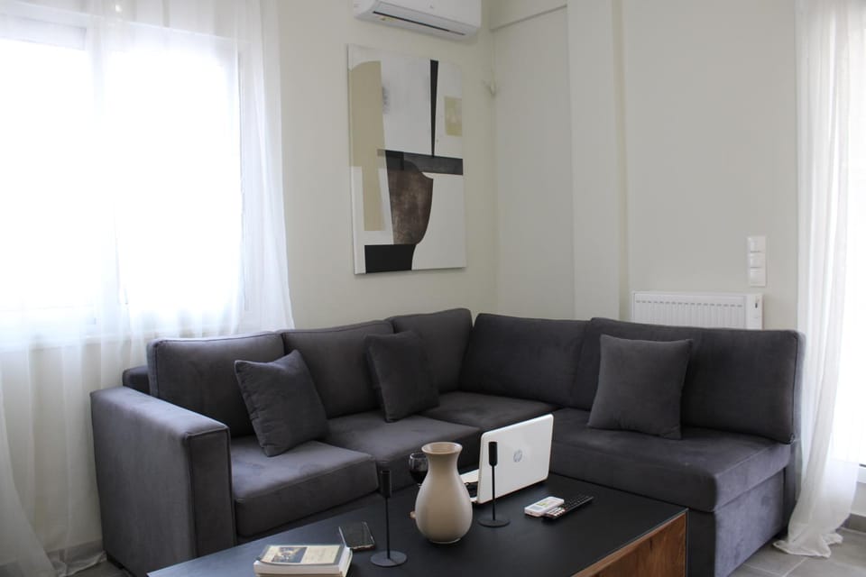 Living room, Seating area, air conditioner
