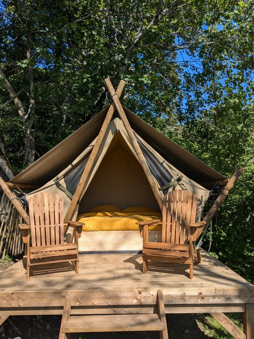 The Mountain Nest Luxury tent in Doussard