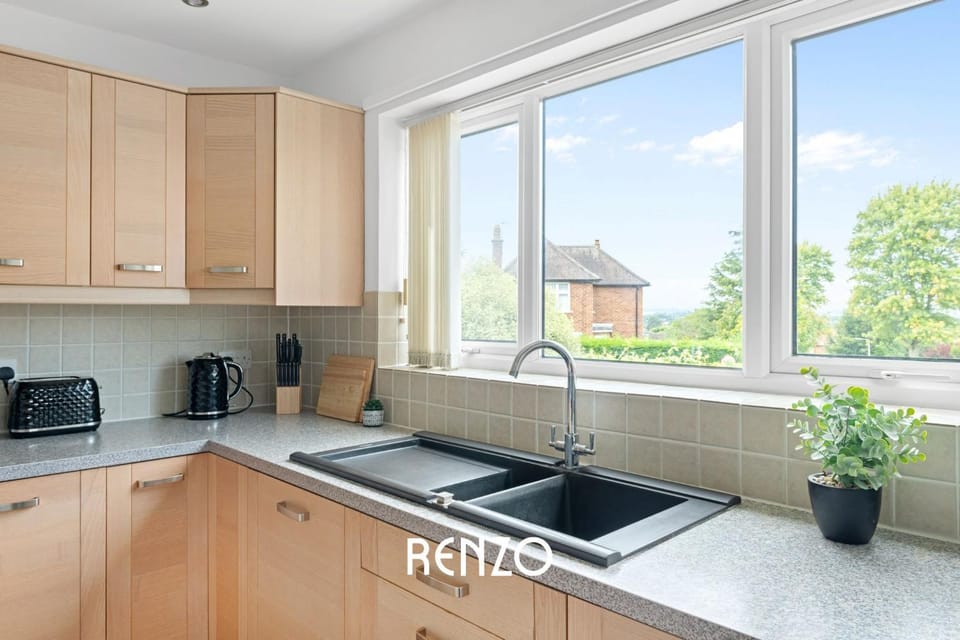 Kitchen or kitchenette, toaster