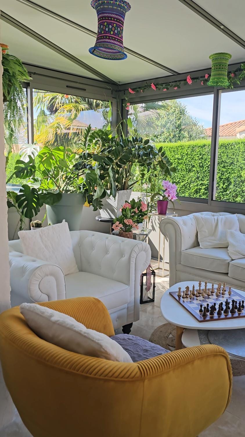 Garden, Living room, Garden view