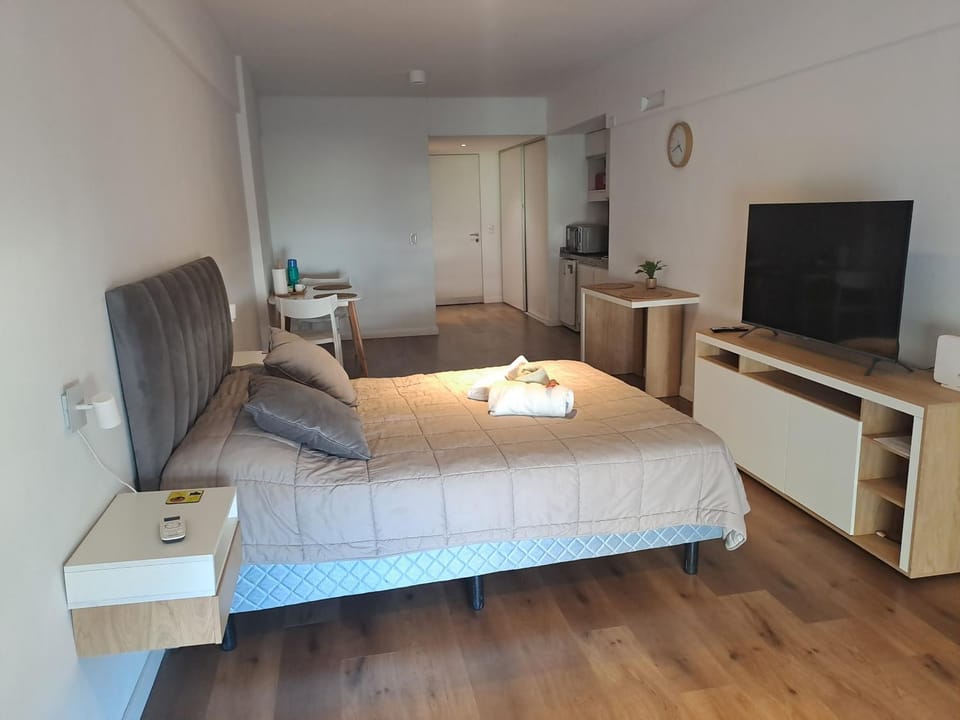 Bed, TV and multimedia, Photo of the whole room, Bedroom