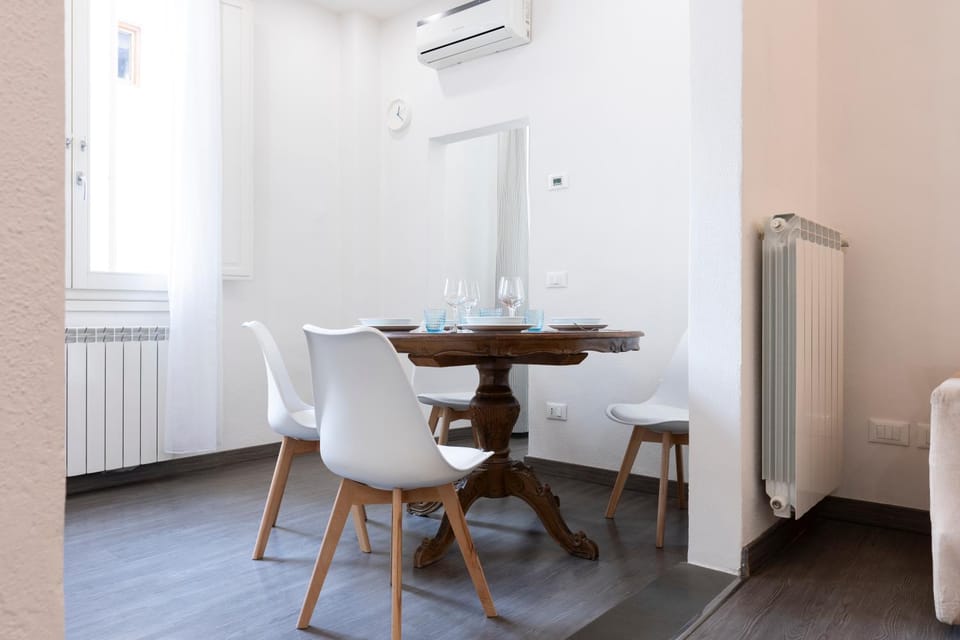 Dining area, air conditioner