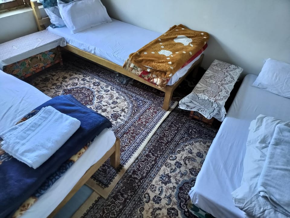 Bed, Photo of the whole room, towels