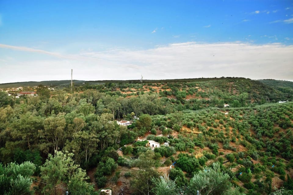 Natural landscape, Bird's eye view, Mountain view