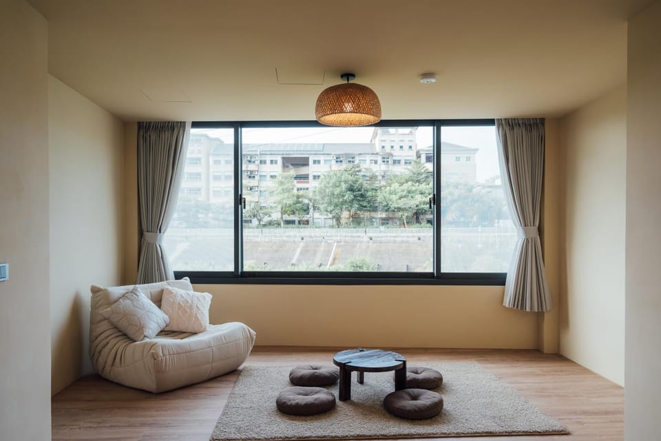 Living room, Seating area, Garden view, Garden view