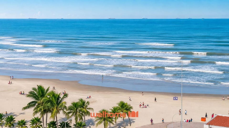 Apto a 50m da Praia da Vila Tupi em Praia Grande Apartment in State of São Paulo