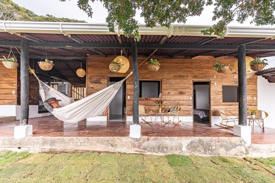 Property building, Patio, Spring, Day, Garden, View (from property/room), Balcony/Terrace, Garden view