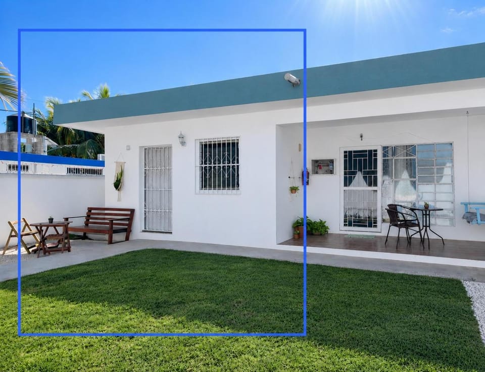 Property building, Garden view