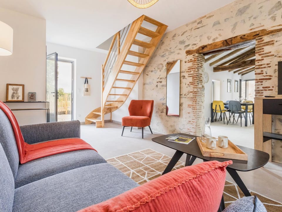Ancien corps de ferme rénové avec jardin, proche de Nantes, wifi, borne de recharge et animaux acceptés. - FR-1-306-1280 House in Pays de la Loire