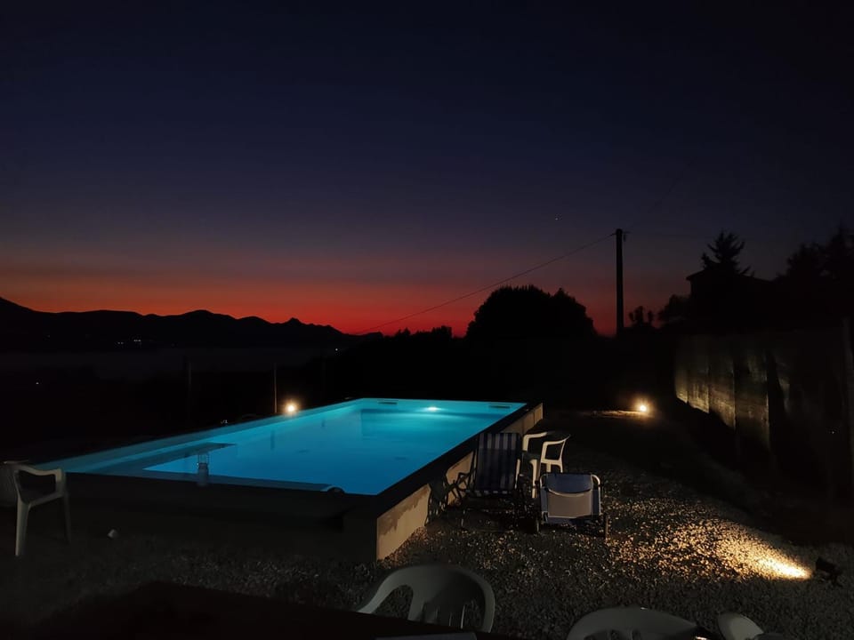 Night, Swimming pool