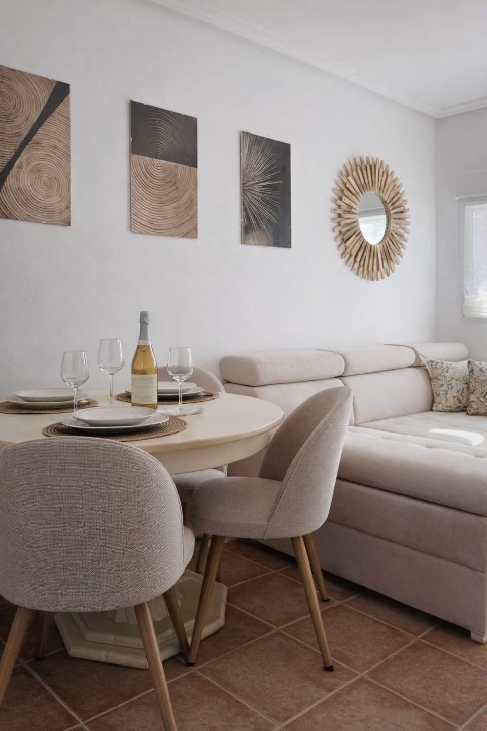 Living room, Seating area, Dining area