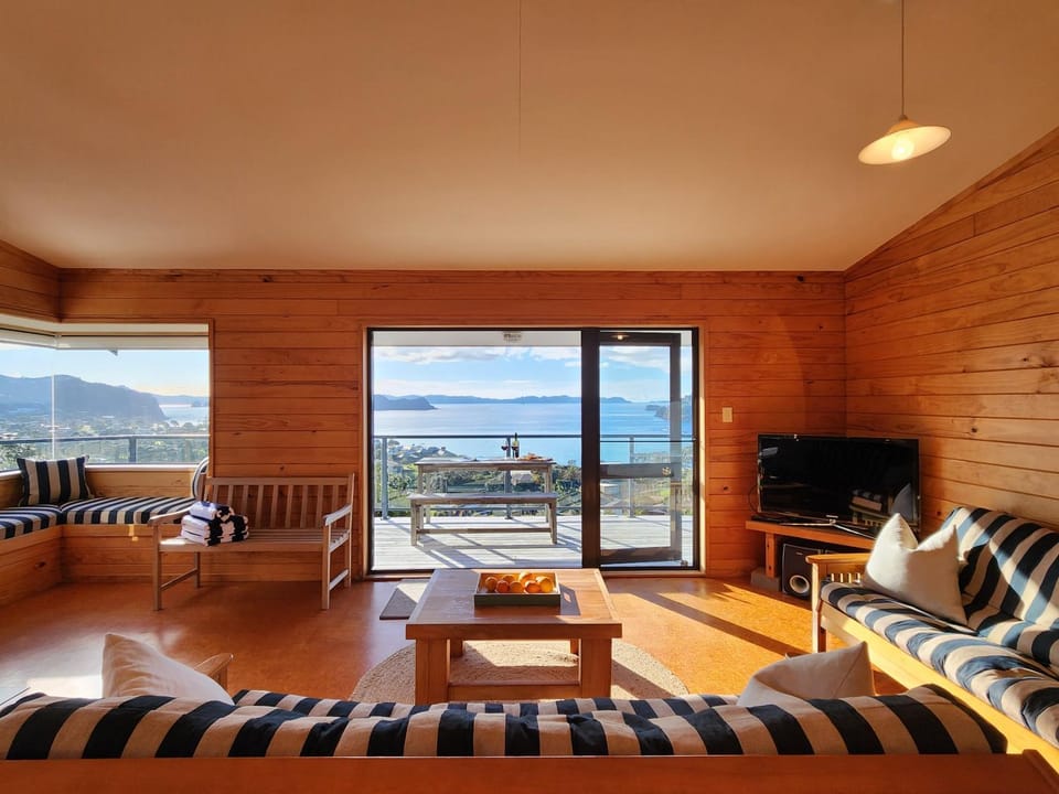 Living room, Seating area, Sea view