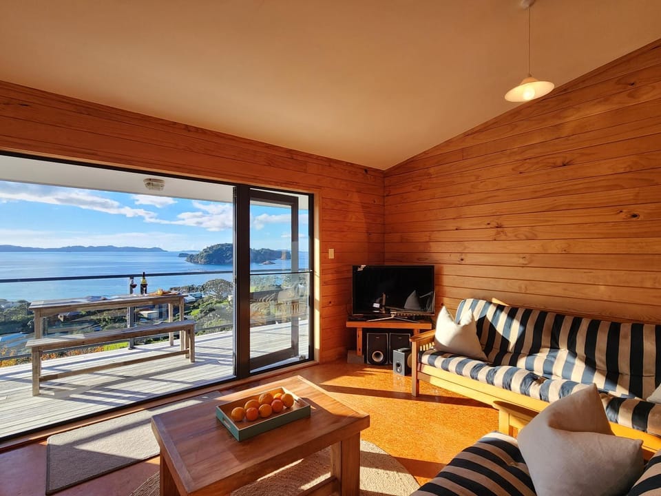 Living room, Seating area, Sea view
