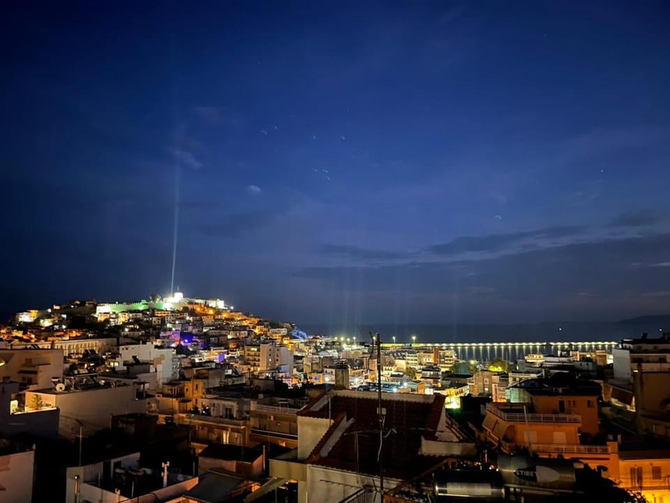 Night, Bird's eye view, City view
