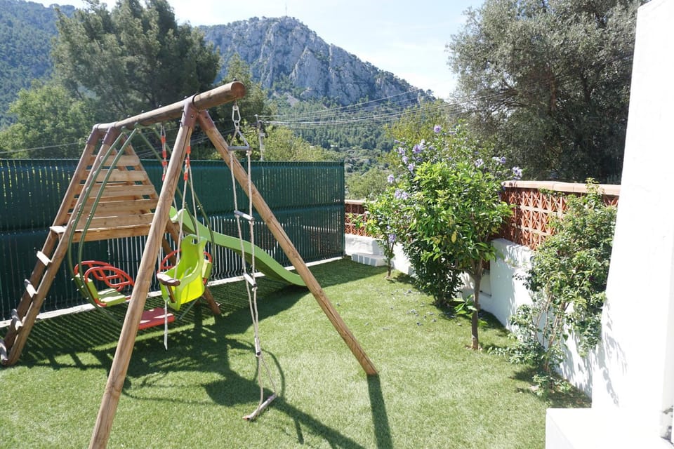Children play ground, Garden, Garden, Mountain view