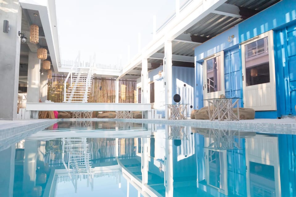 Property building, Pool view, Swimming pool