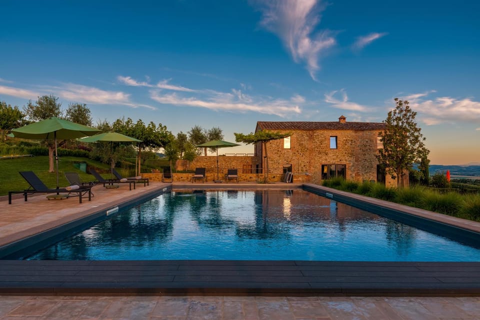 Natural landscape, Pool view, Swimming pool