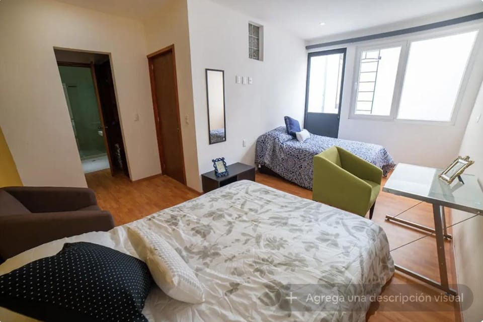 Gold 4 Dos Camas Matrimoniales y Baño Privado Apartment in Mexico City